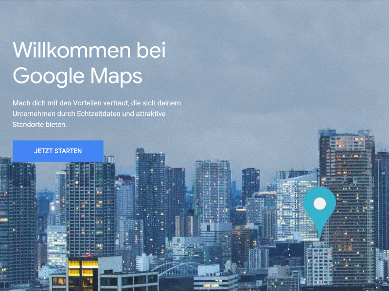 Google Maps verwenden – API Schlüssel erzeugen